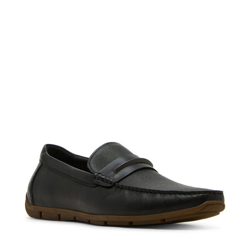 Thurston Men's Black Slip-Ons