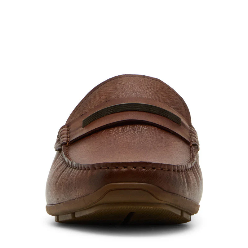 Thurston Men's Tan Slip-Ons - Image 5