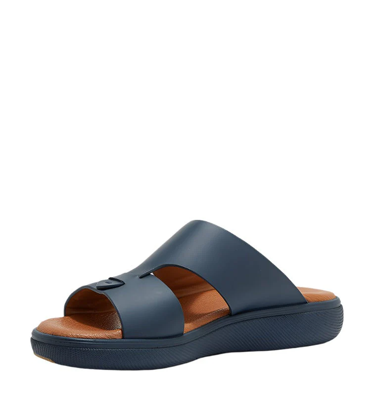 Riyal Men's Navy Blue Arabic Sandals - Image 4