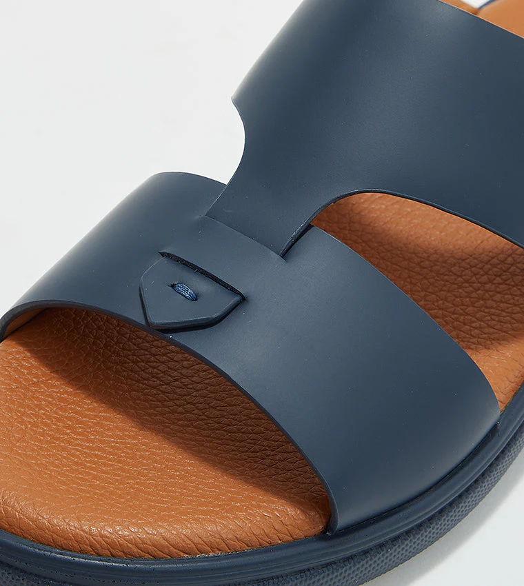 Riyal Men's Navy Blue Arabic Sandals - Image 5