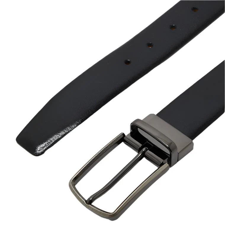 Signature Men's Black/Tan Belts - Image 4