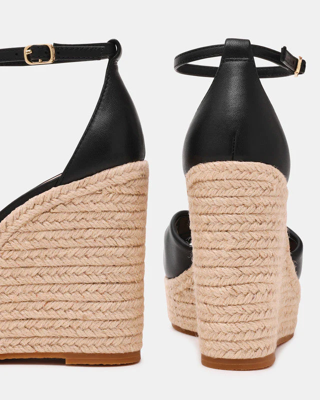 Taliya Black Women's Wedges - Image 3