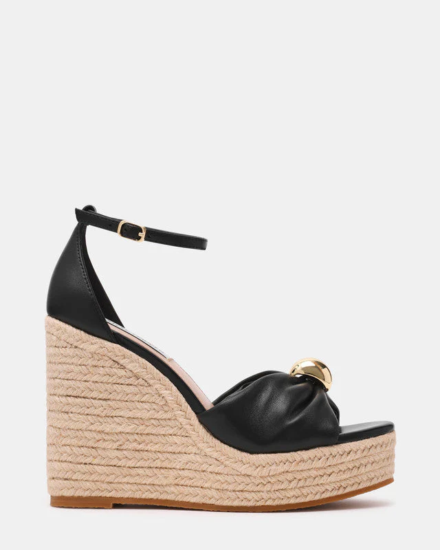 Taliya Black Women's Wedges