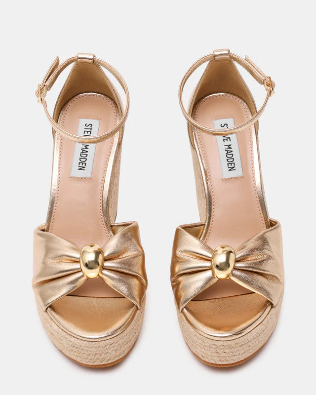 Taliya Gold Women's Wedges - Image 3
