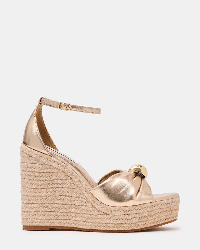 Taliya Gold Women's Wedges