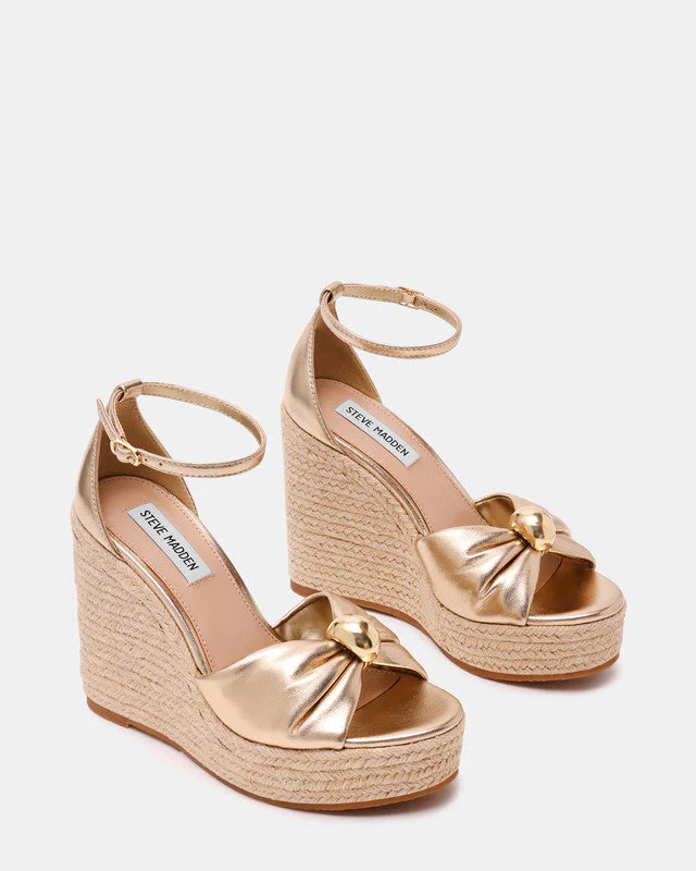 Taliya Gold Women's Wedges - Image 2