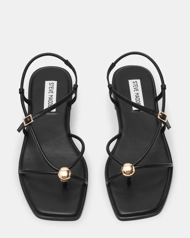 Tiki Black Women's Flat-Casual Sandals - Image 3