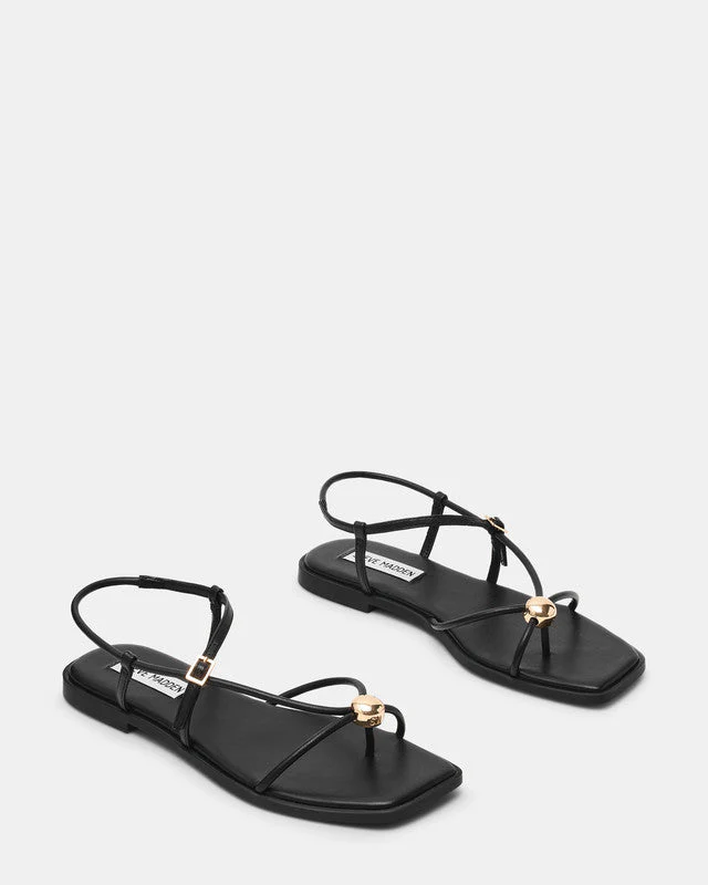 Tiki Black Women's Flat-Casual Sandals - Image 5