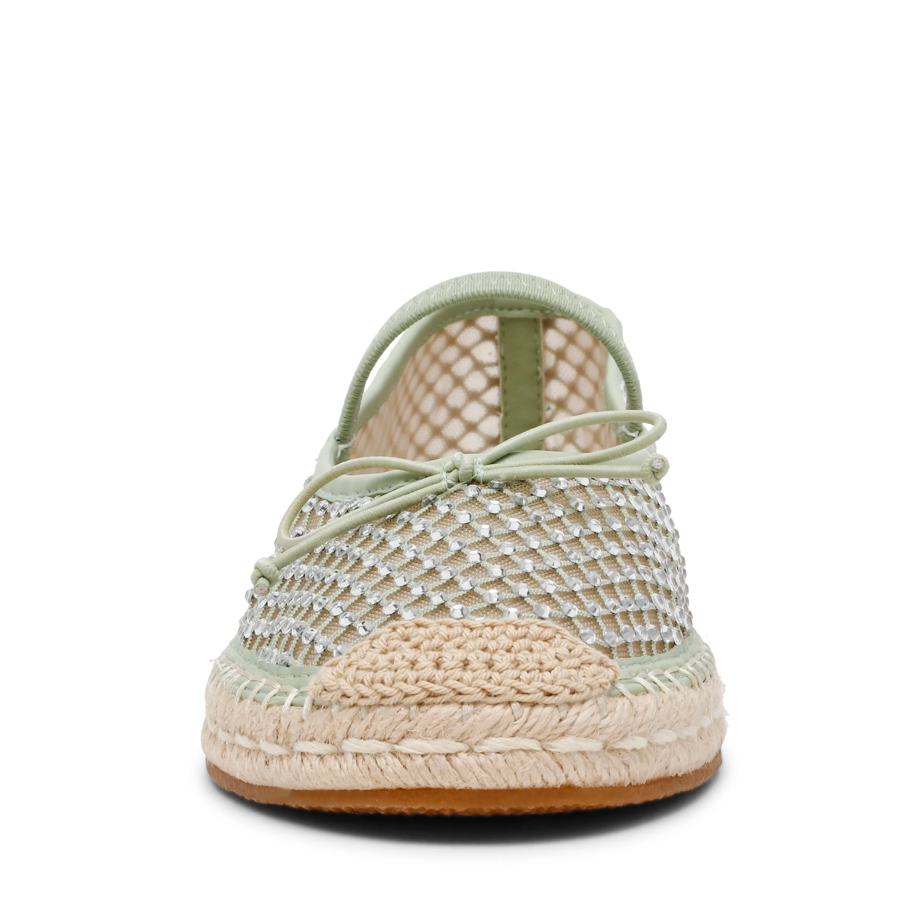 Tobago-R Women's Lime Mesh Ballet Flats - Image 4