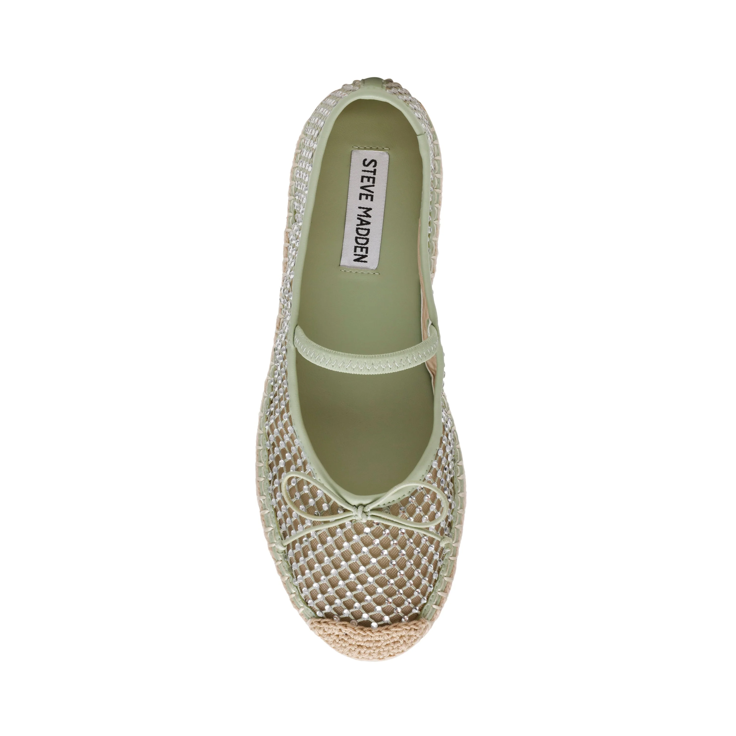 Tobago-R Women's Lime Mesh Ballet Flats - Image 5