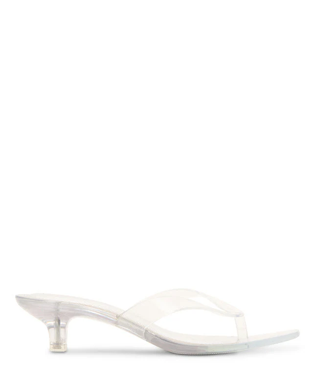 Tracie-J Clear Women's Heels - Image 2
