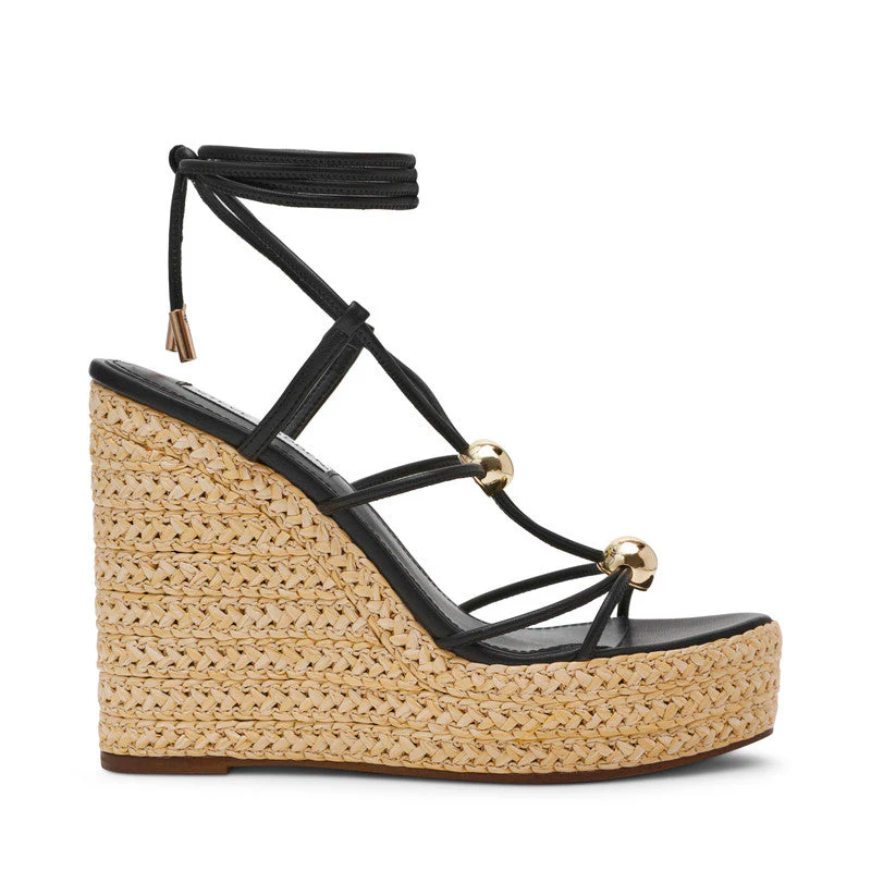 Tulym Black Women's Wedges - Image 2