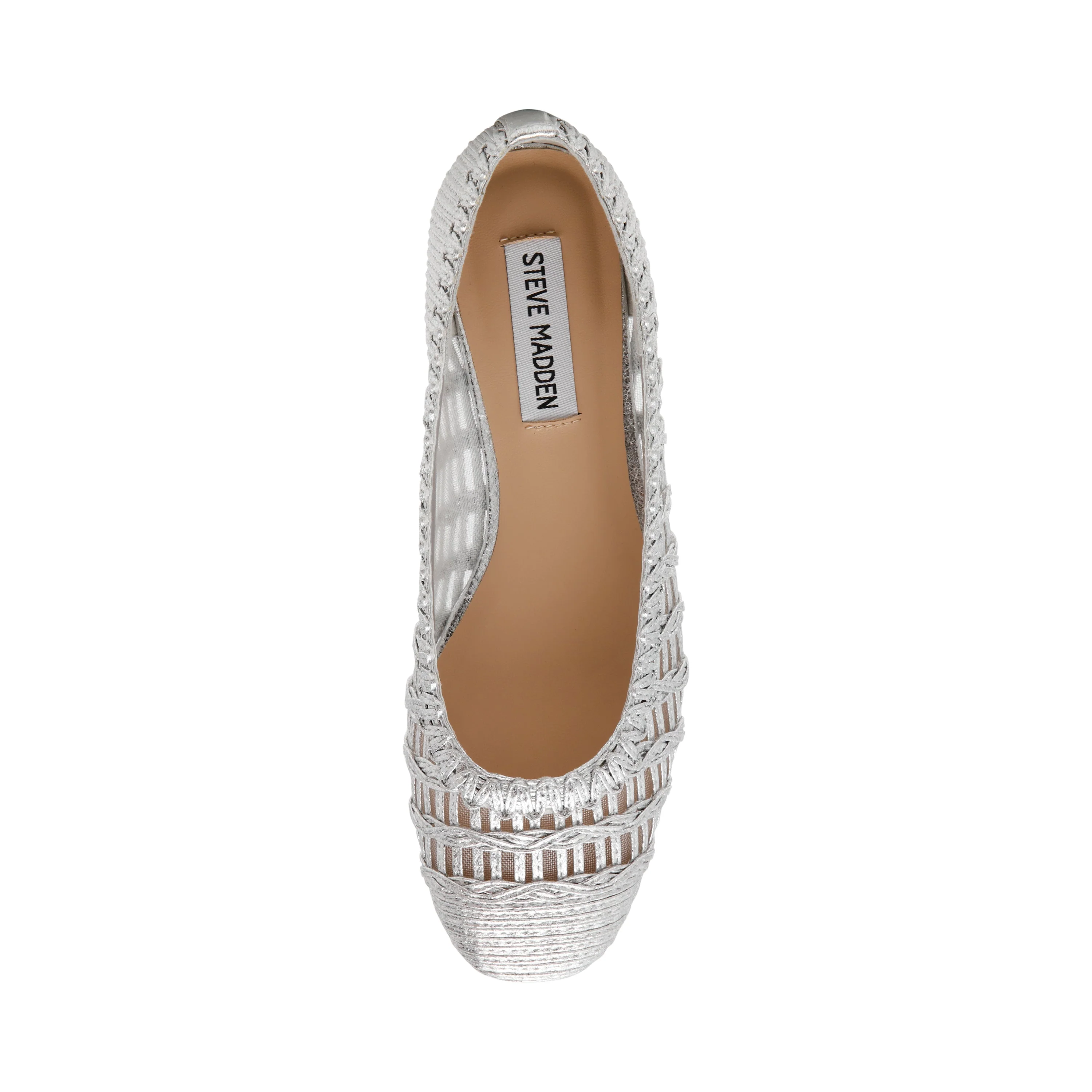 Warm-Up Women's Silver Ballet Flats - Image 4