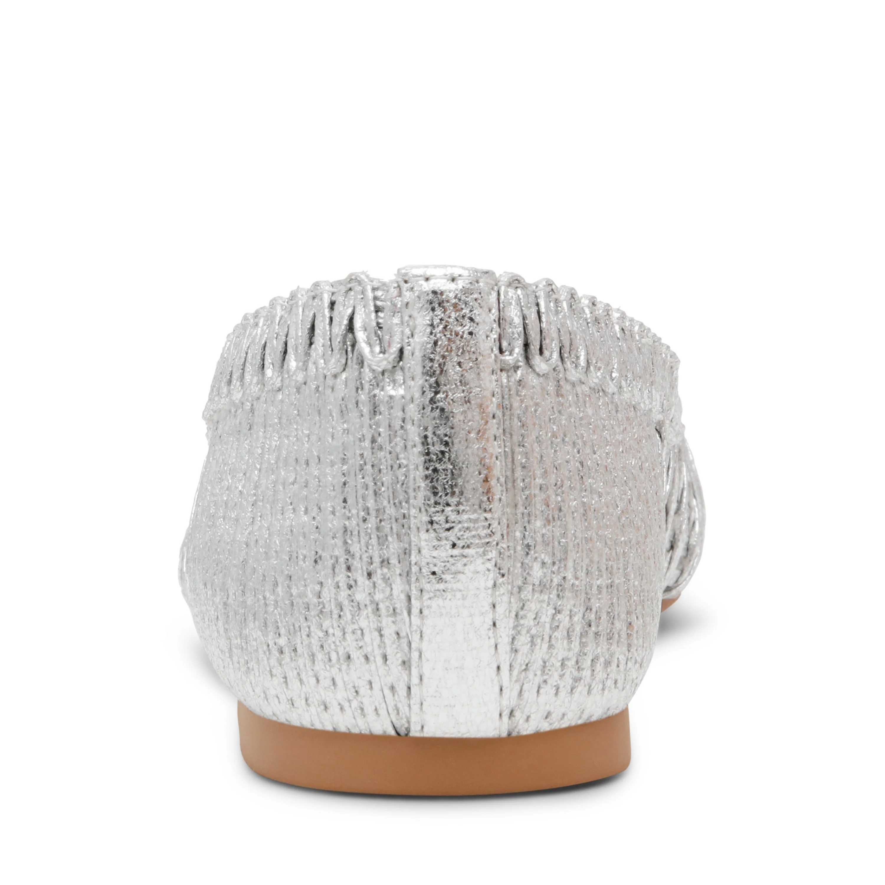 Warm-Up Women's Silver Ballet Flats - Image 6