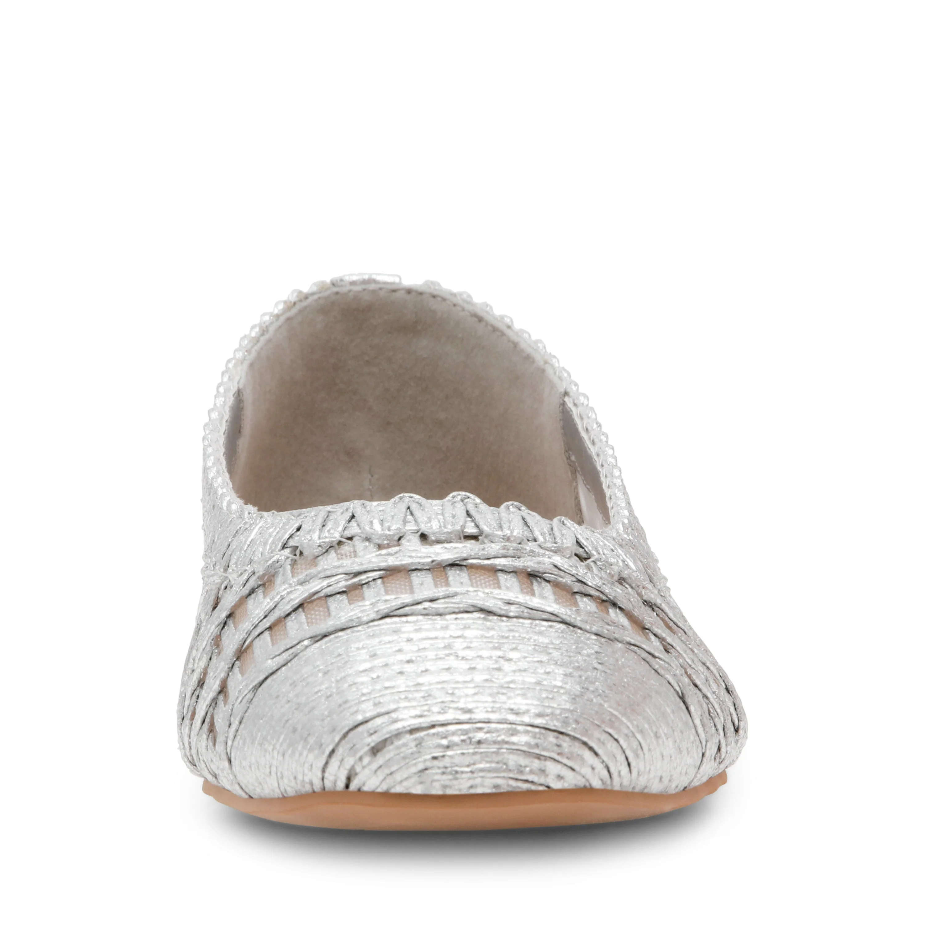 Warm-Up Women's Silver Ballet Flats - Image 7