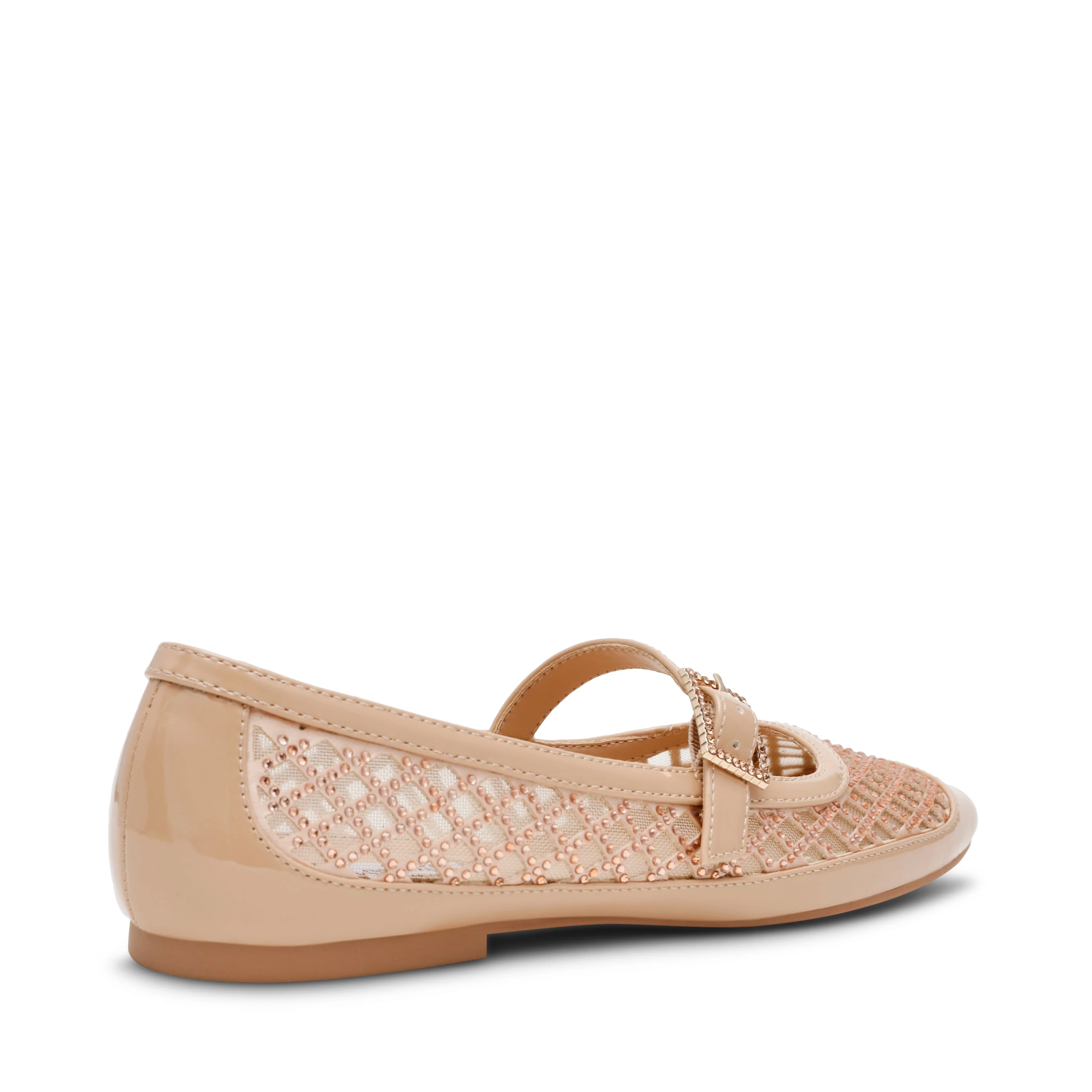 Well-Done Women's Blush Patent Ballerinas - Image 3