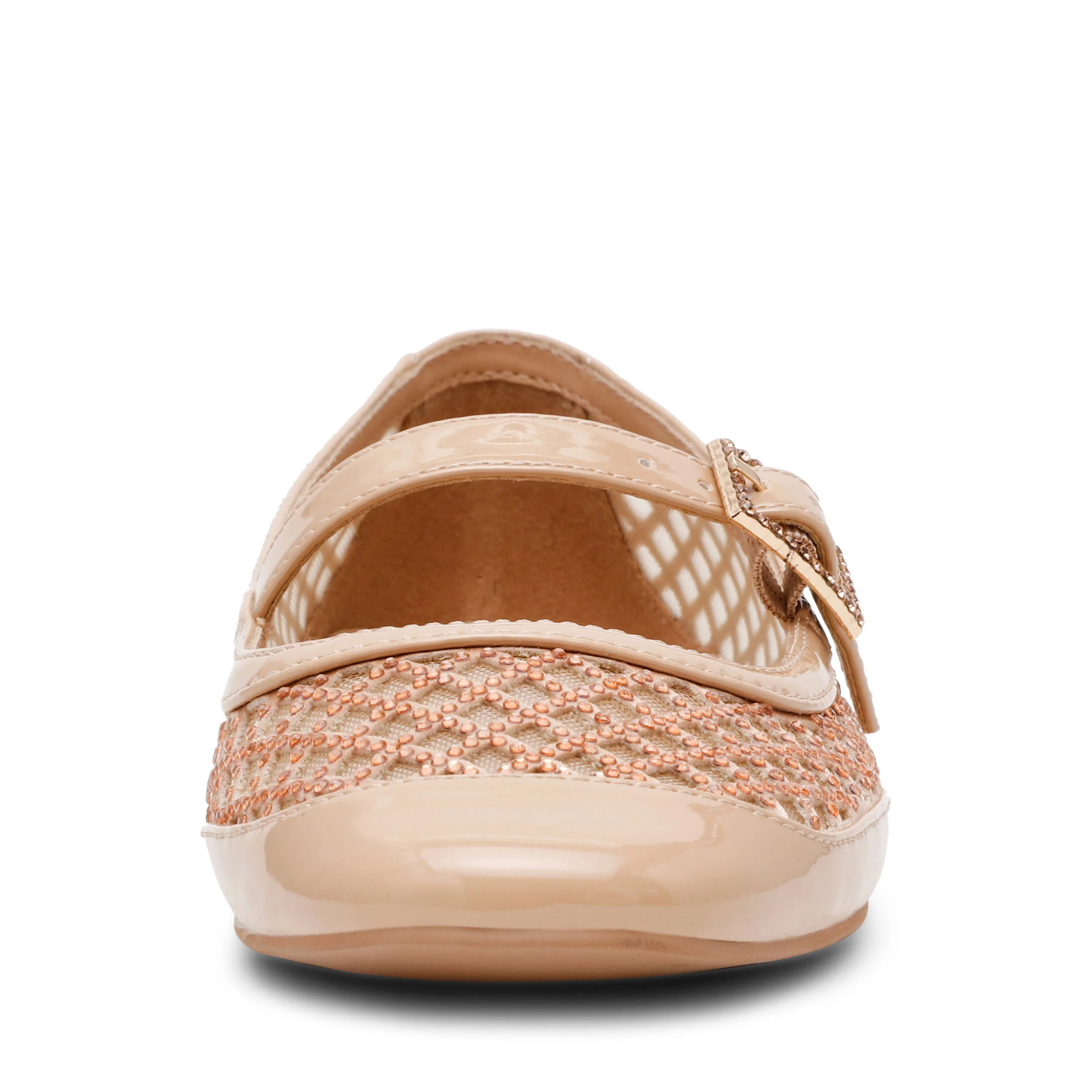 Well-Done Women's Blush Patent Ballerinas - Image 6