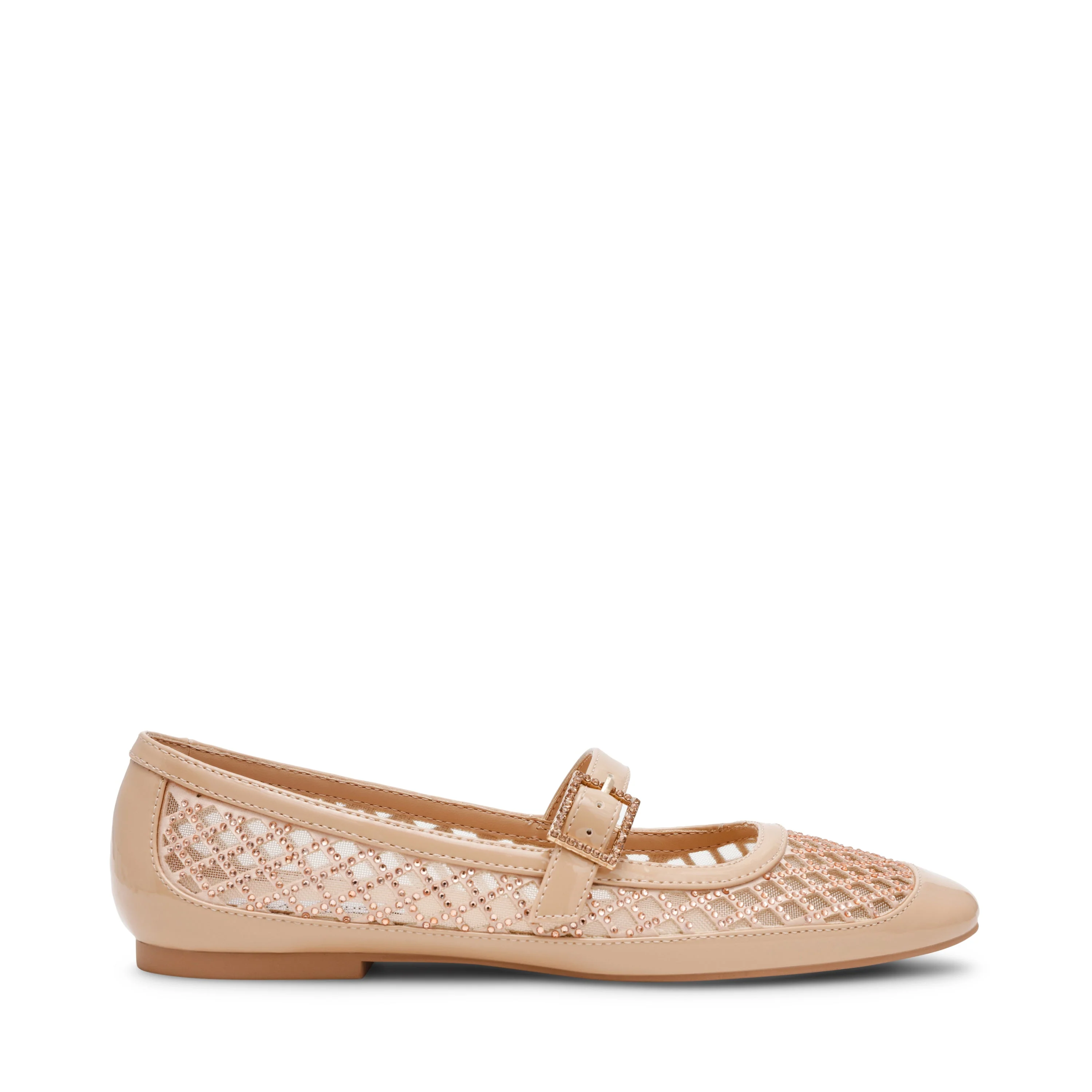Well-Done Women's Blush Patent Ballerinas - Image 7