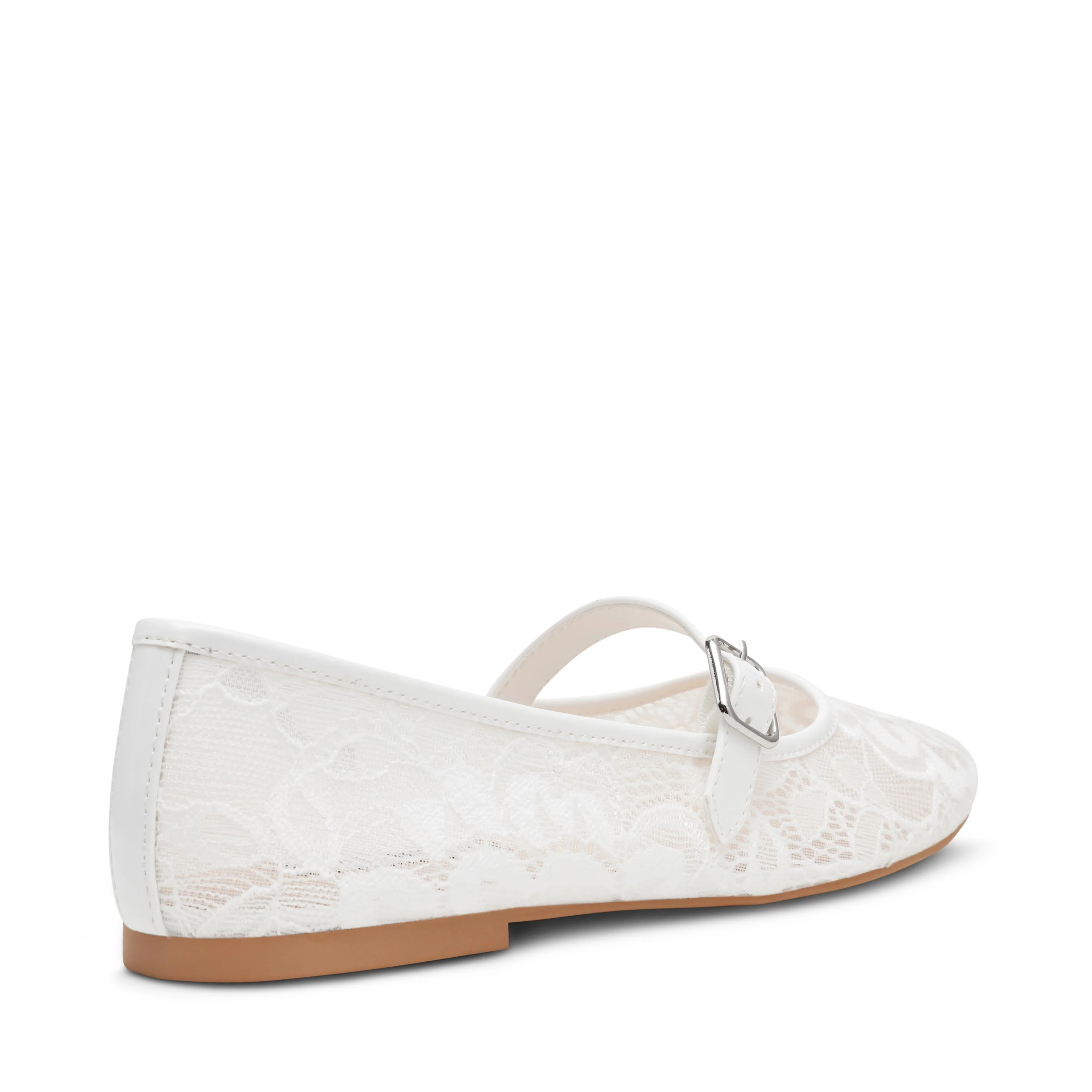 Wildflower-L Women's White Lace Ballerinas - Image 2