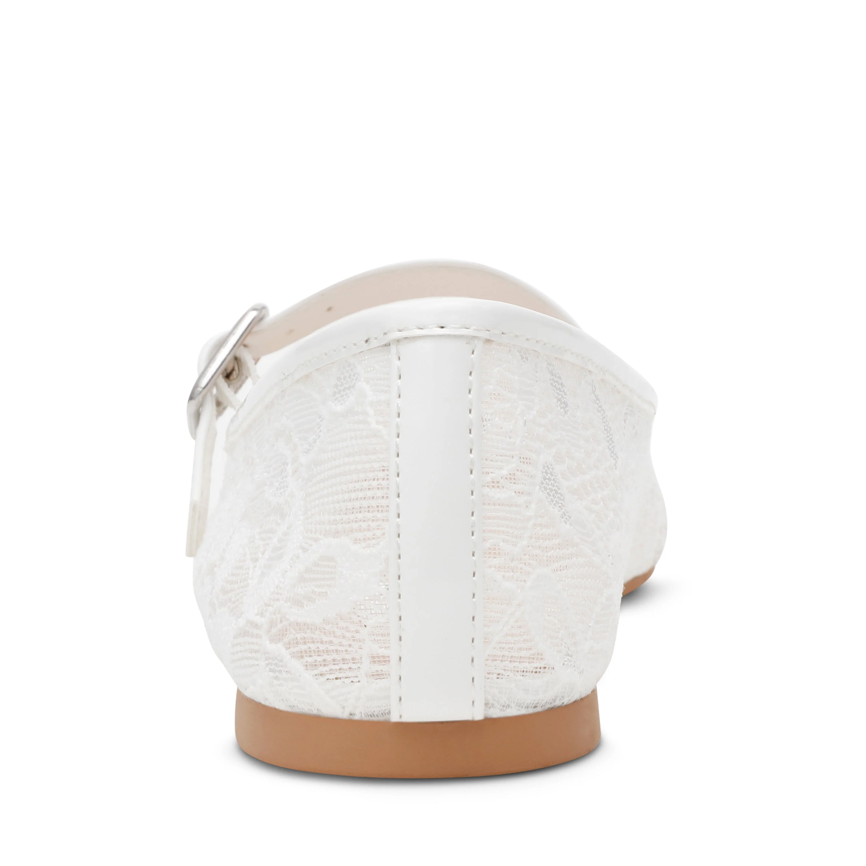Wildflower-L Women's White Lace Ballerinas - Image 6