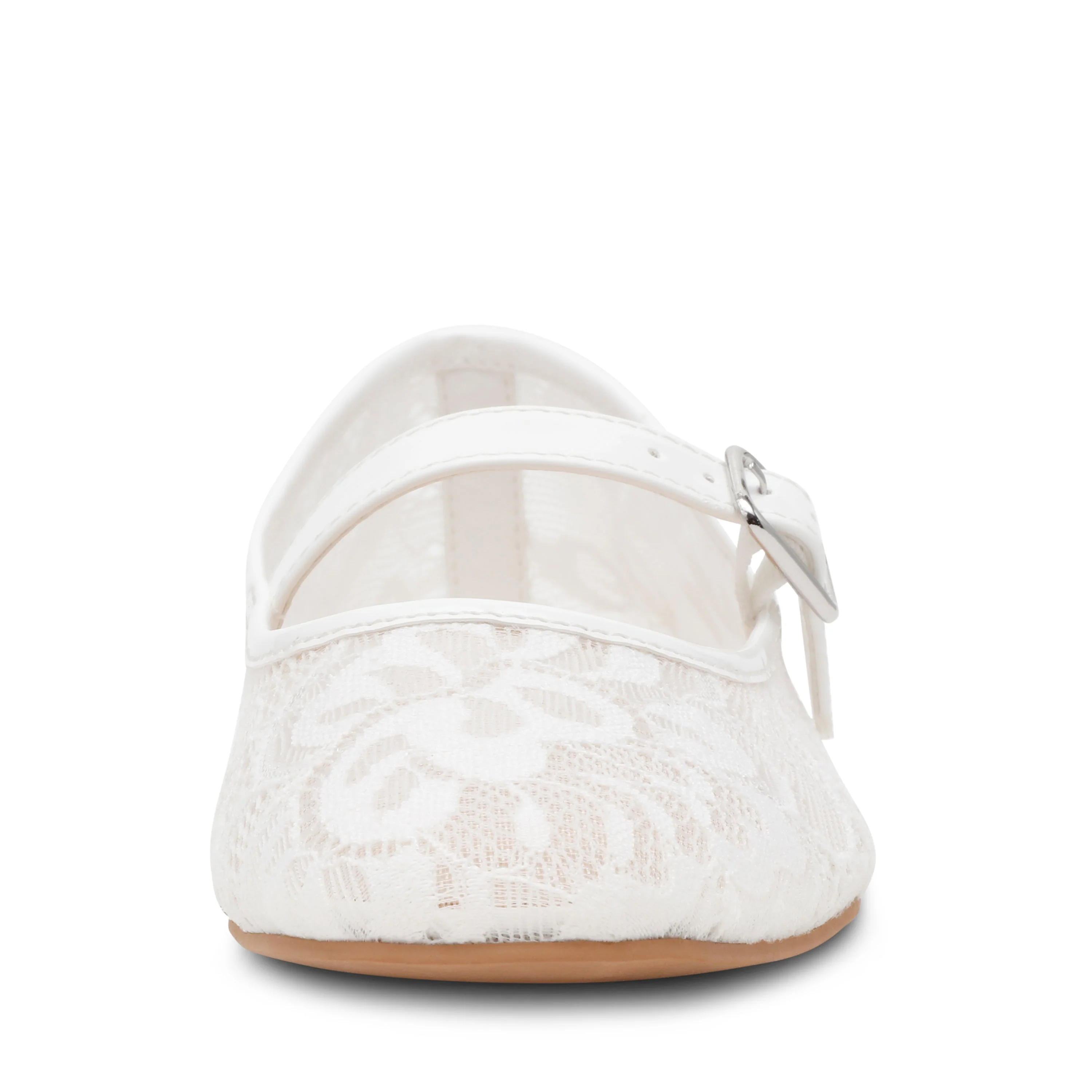 Wildflower-L Women's White Lace Ballerinas - Image 7