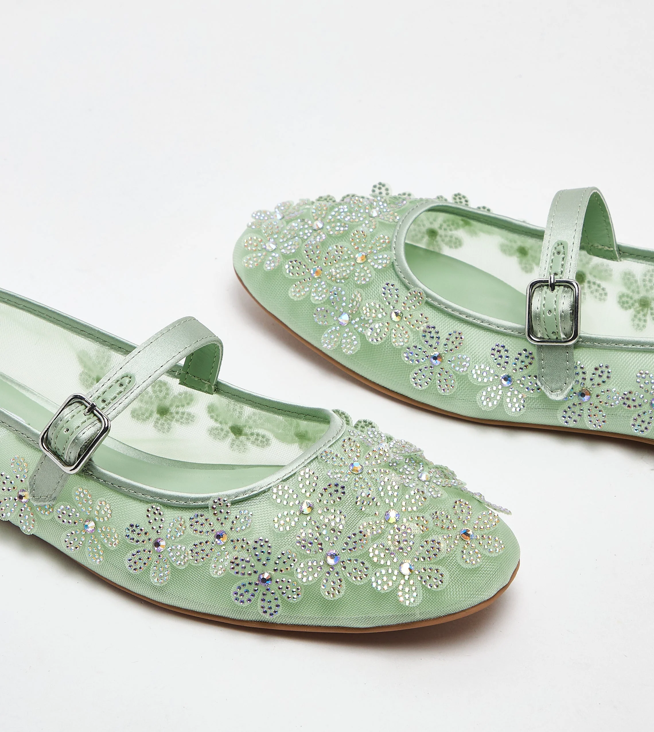 Wildlife Women's Green Ballet Flats - Image 6