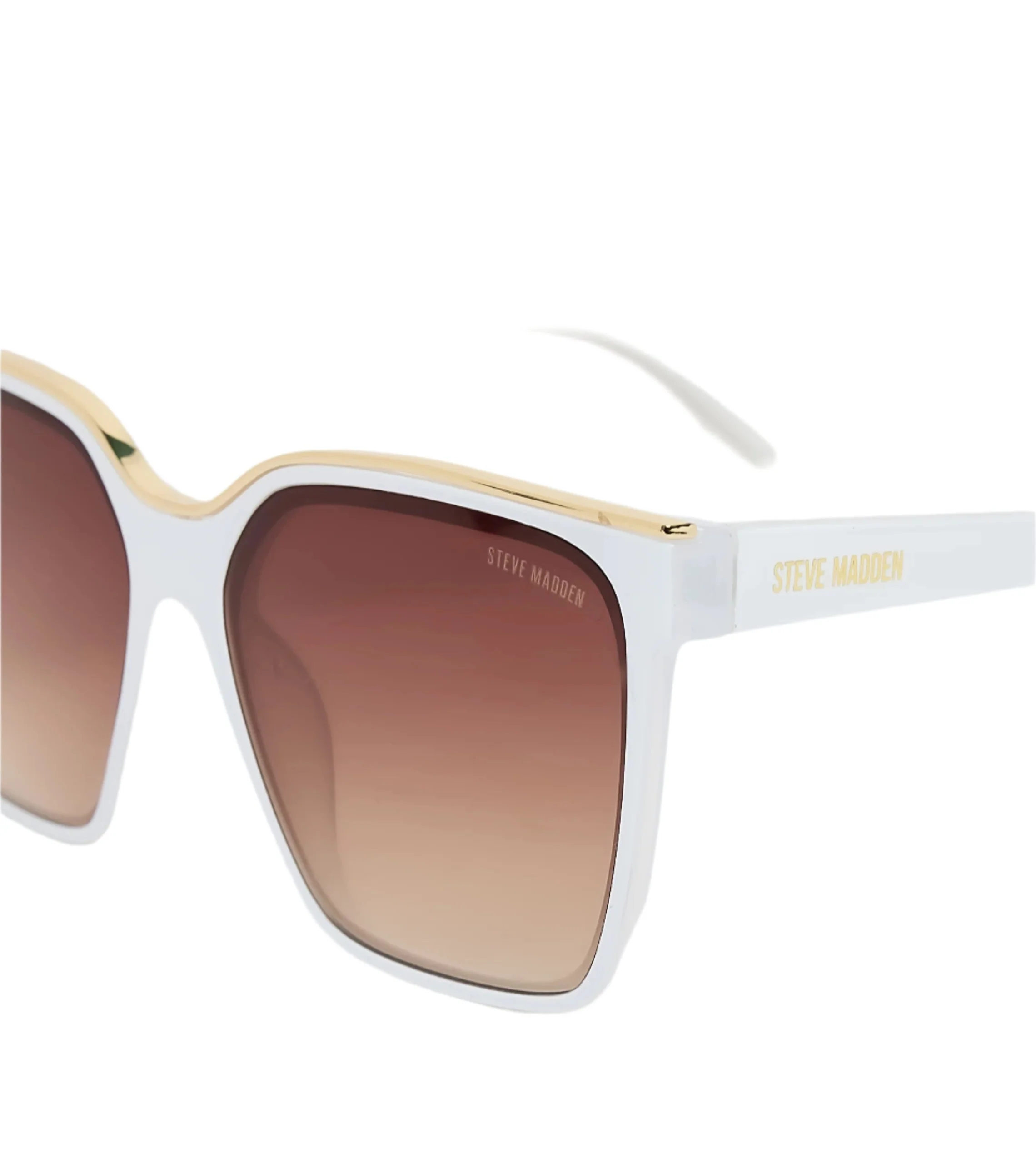 Classisc Women's White Sunglasses - Image 4
