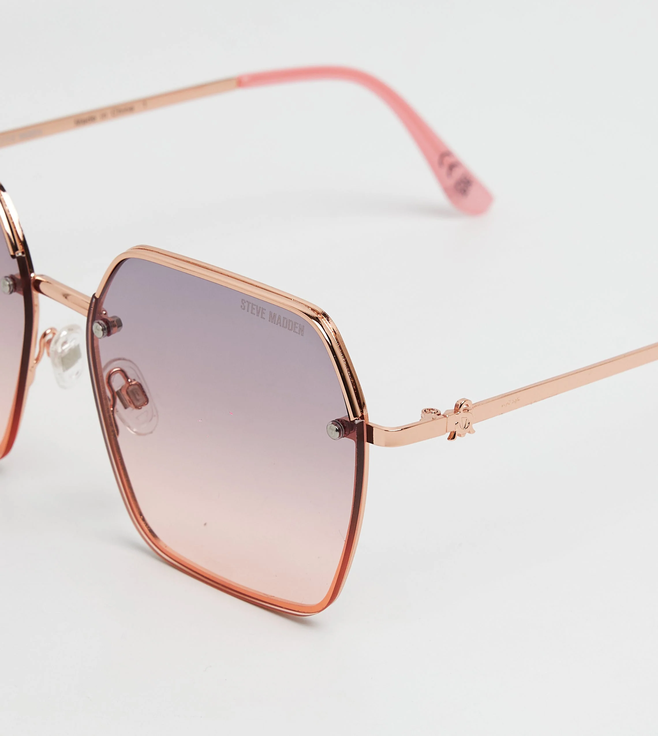 Essential Women's Rose Gold Sunglasses - Image 5