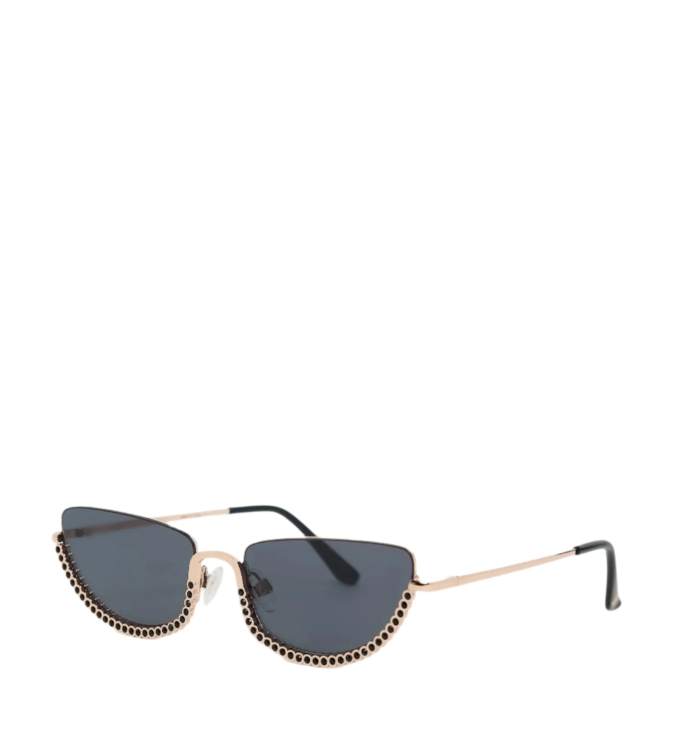 Statement Women's Rose Gold Sunglasses - Image 3