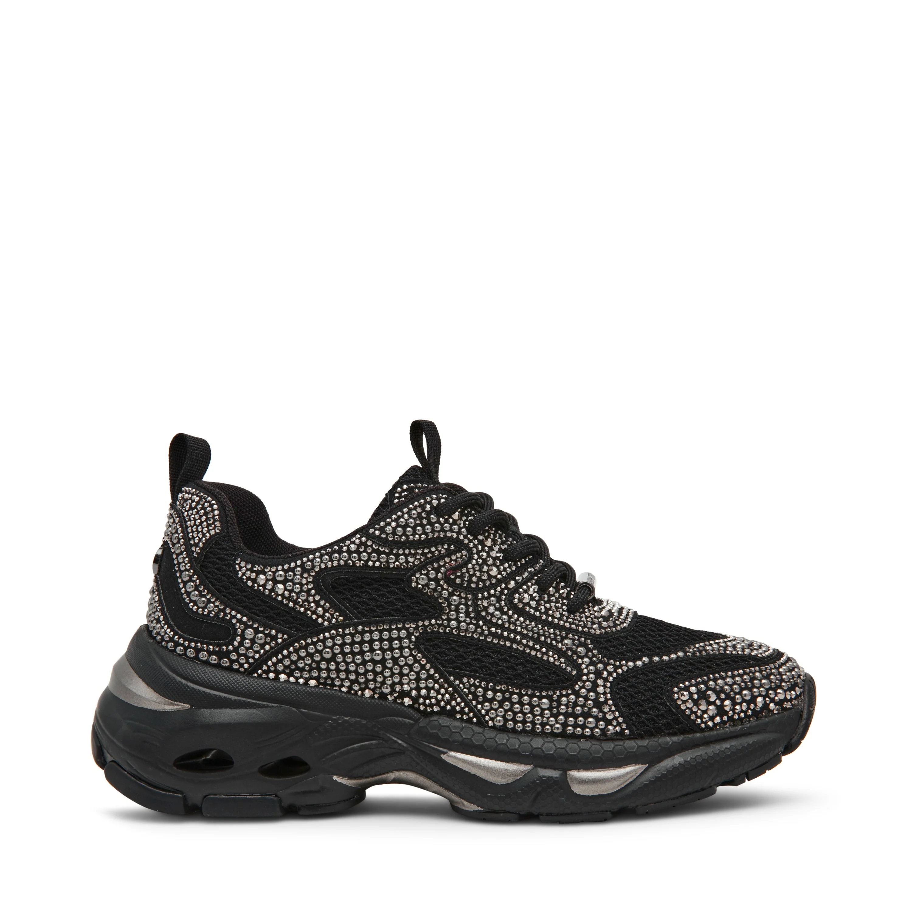 Zonar-R Black Women's Low Top Sneakers - Image 2